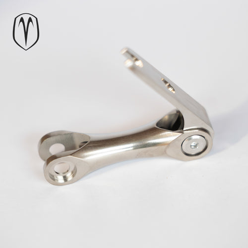 VN Headlight Bracket Titanium Yukon Disc