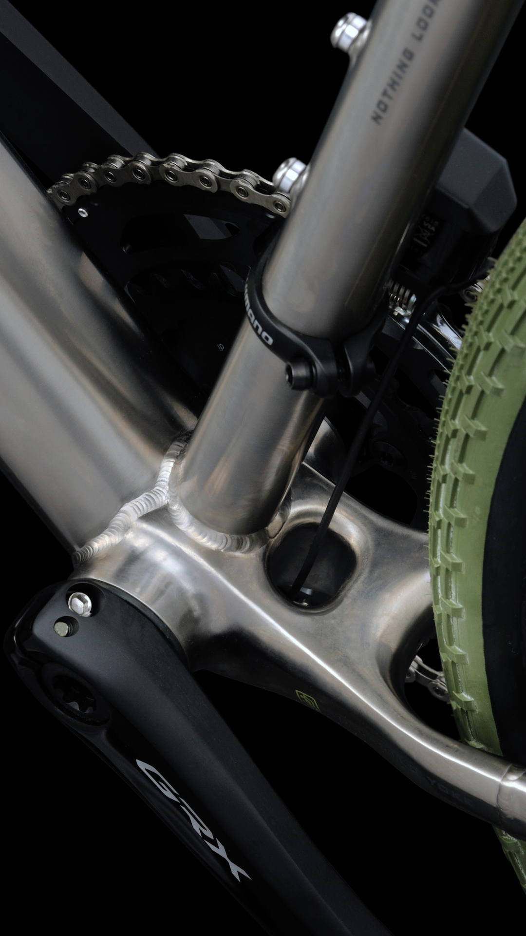 Van Nicholas Rowtag Titanium 3D Casted Chain Stay Yoke Bottom Bracket