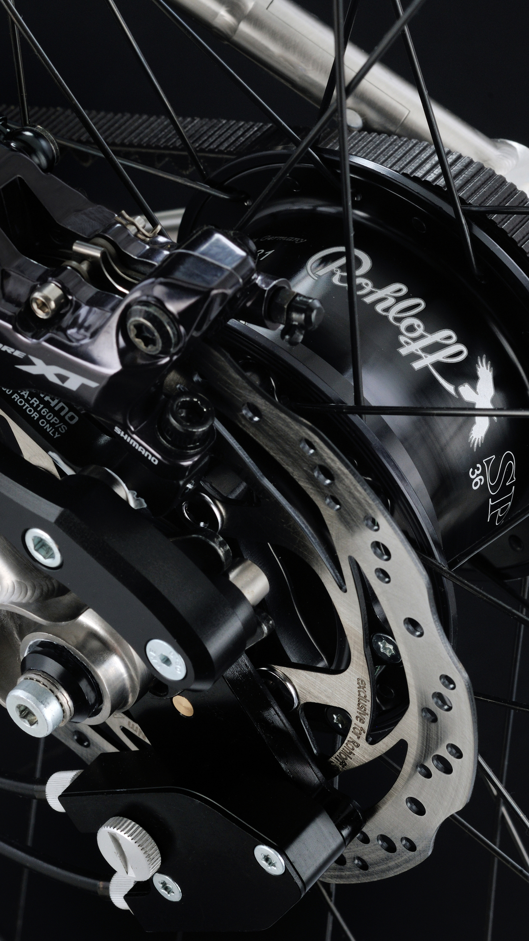 Van Nicholas Nootau Titanium Rohloff Belt Thru Axle