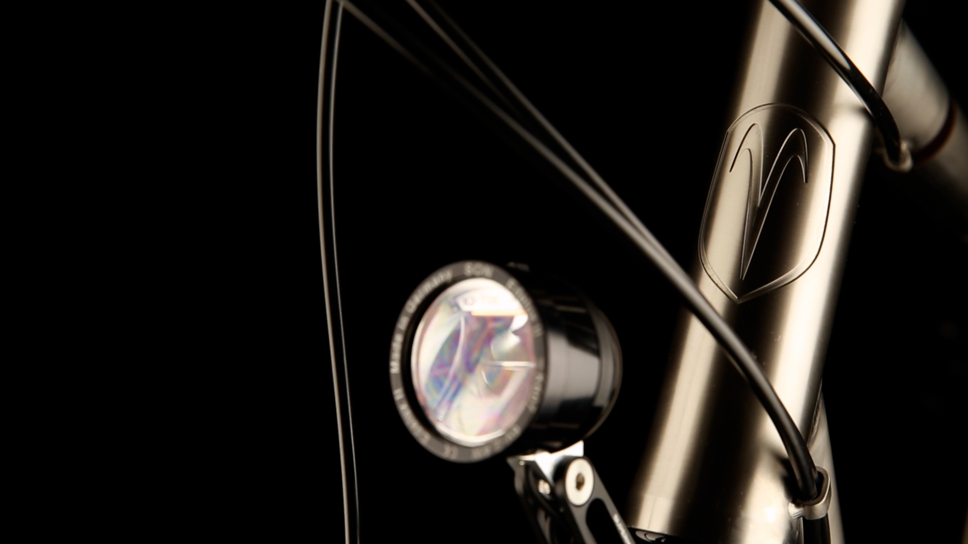 Van Nicholas Pioneer Rohloff 29er Titanium Angled Front Side Thumbnail