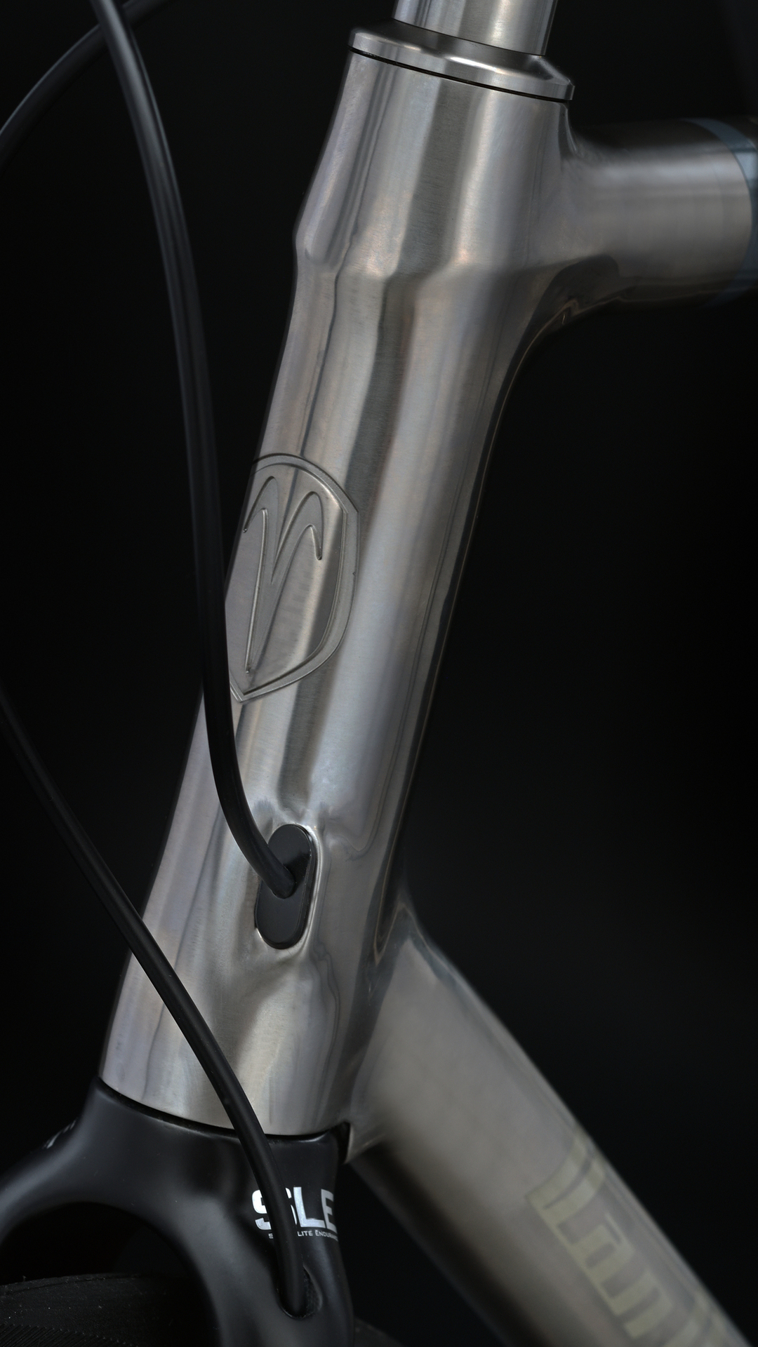 Van Nicholas Zephyr Disc Titanium Head Tube Front